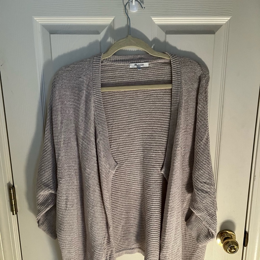 Madewell tan sweater size Large